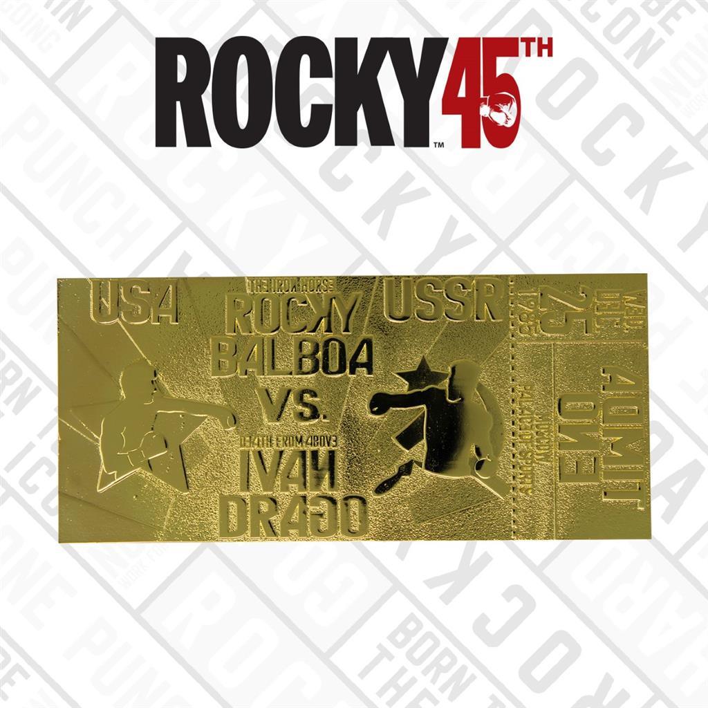 Rocky IV Ivan Drago 24K Gold Plated Limited Edition Fight Ticket – Game  Dungeon