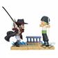 One Piece World Collectable Figur Log Stories-Roronoa Zoro Vs Dracule.Mihawk-