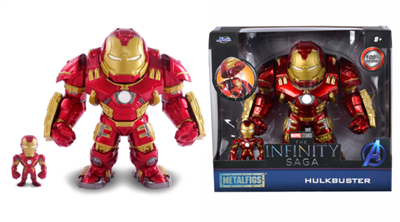 Marvel Hulkbuster och Ironman Figurset - 16,5 cm och 6 cm