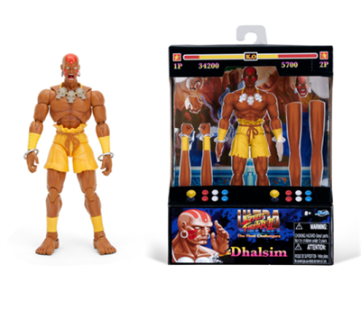 Street Fighter II Dhalsim 6" Figur