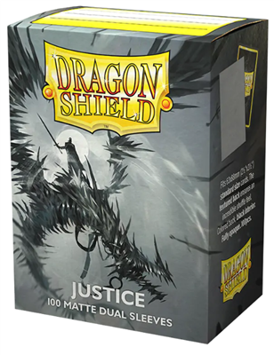 Dragon Shield - Matte Dual - Justice - Standard Size Sleeves (100 Sleeves)