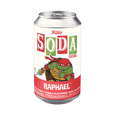 Funko POP Vinyl SODA: TMNT - Raphael w/CH (5+1 chase Figur)