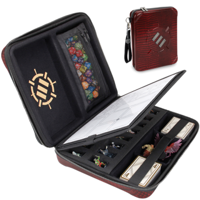 ENHANCE Tabletop RPGs RPG Organizer Case Collector's Edition (Röd)