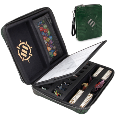 ENHANCE Tabletop RPG Organizer Case Collector's Edition (Green)