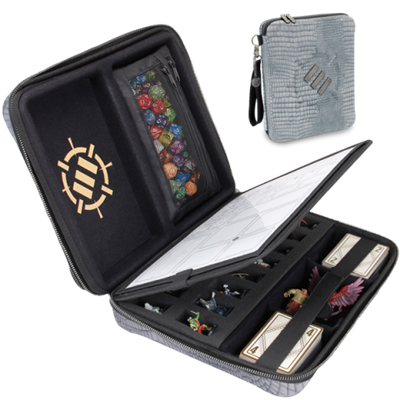 ENHANCE Tabletop RPGs RPG Organizer Case Collector's Edition (Silver)