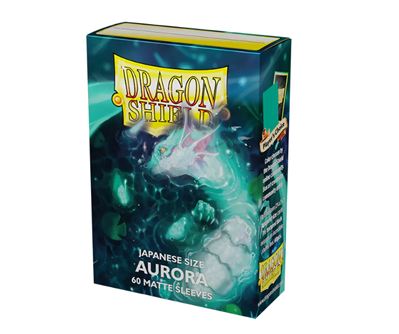 Dragon Shield Sleeves - Matte Japanese size - Aurora (60 Sleeves)