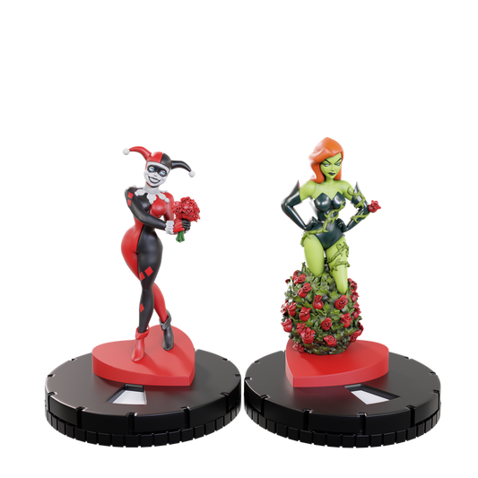 DC HeroClix Iconix: Harley Quinn Roses for Red Figurset