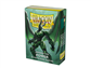 Dragon Shield Dual Matte Japanese Size Sleeves - Metallic Green / Power (60 Sleeves)