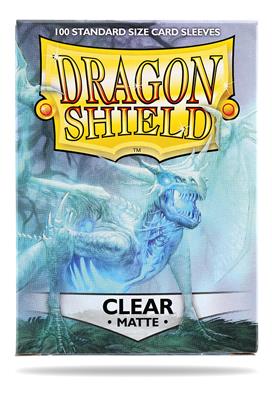 Dragon Shield Standard Sleeves - Matte Clear (100 Sleeves)