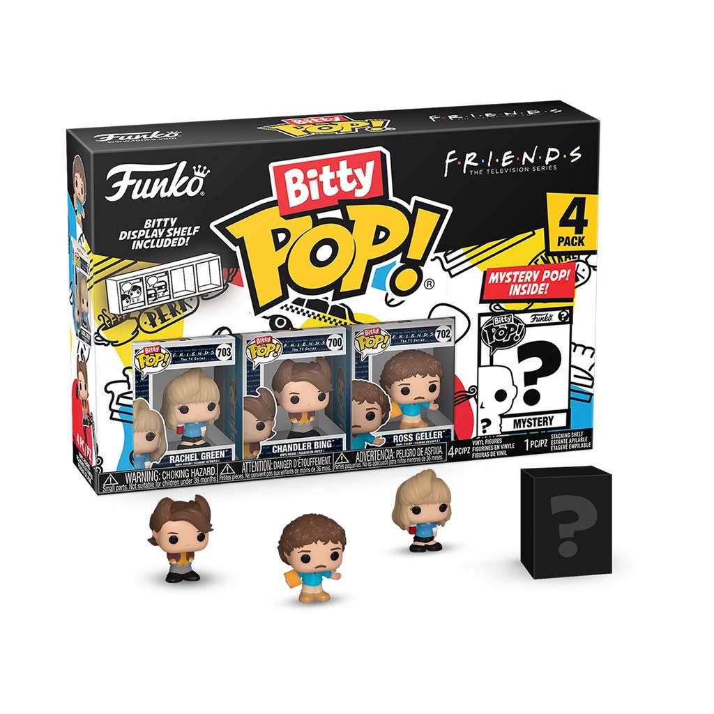 Funko Bitty POP Friends - 80's Rachel 4PK (3+1 Mystery Chase)