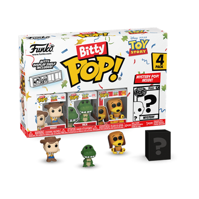 Funko Bitty POP Toy Story - Woody 4PK (3+1 Mystery Chase)