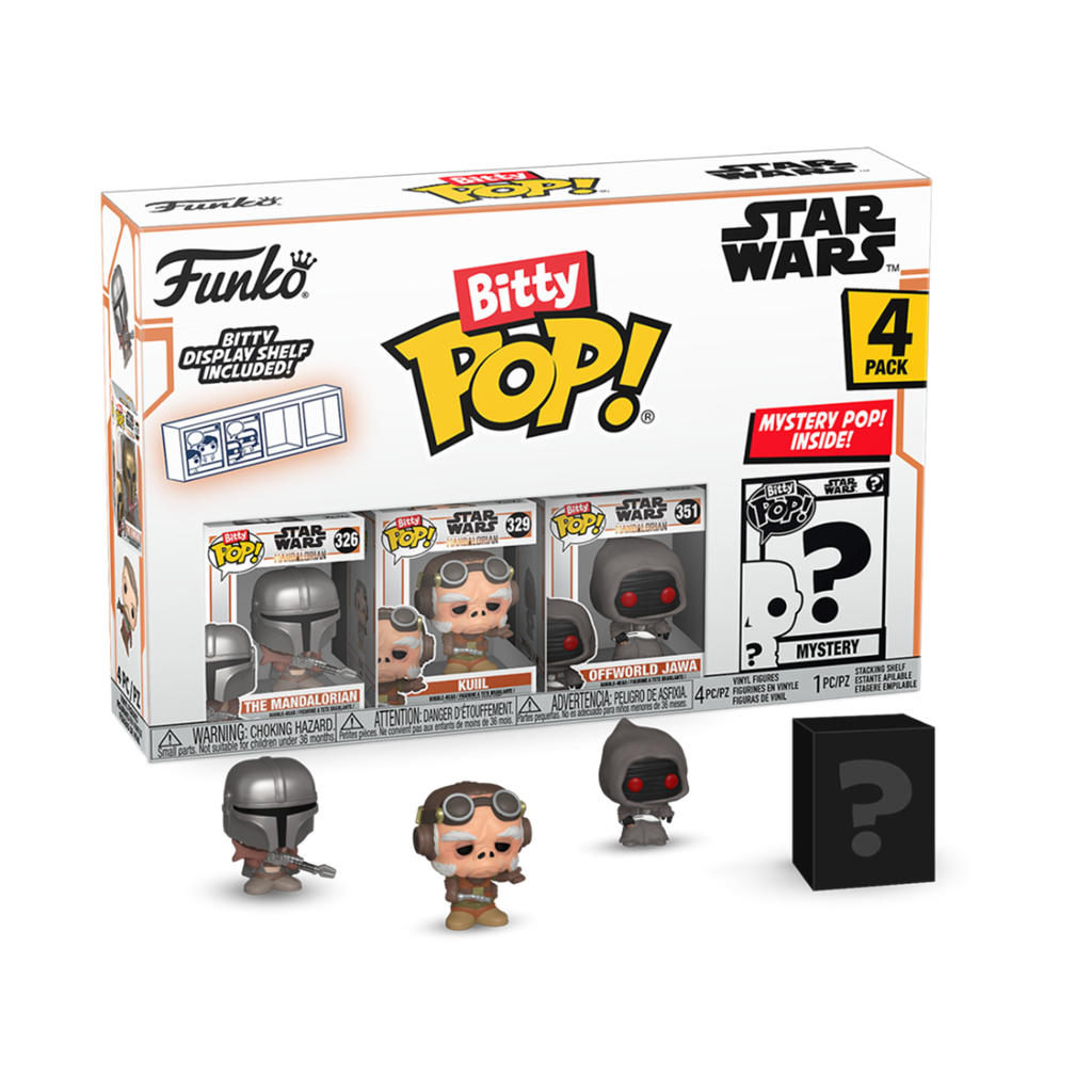 Funko Bitty POP Mandalorian 4PK (3+1 Mystery Chase)