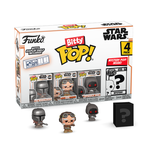 Funko Bitty POP Mandalorian 4PK (3+1 Mystery Chase)