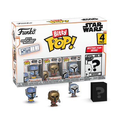 Funko Bitty POP Mandalorian  - Heavy Mandalorian 4PK (3+1 Mystery Chase)