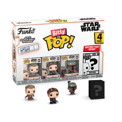 Funko Bitty POP Mandalorian  - Marshal 4PK (3+1 Mystery Chase)