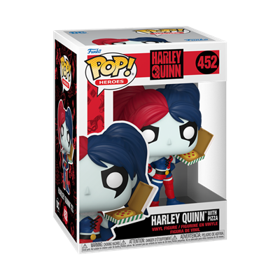 Funko POP Heroes: DC - Harley w/Pizza