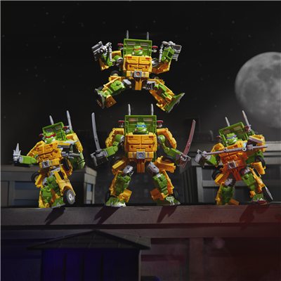 Transformers Collaborative Teenage Mutant Ninja Turtles x Transformers Party Wallop