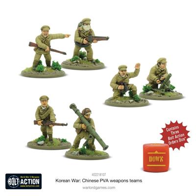 Bolt Action - Korean War: Chinese PVA Weapons Teams - EN