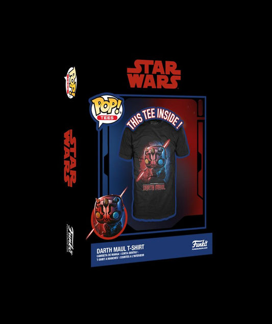 Funko POP Boxed Tee: Star Wars EP1 - Darth Maul