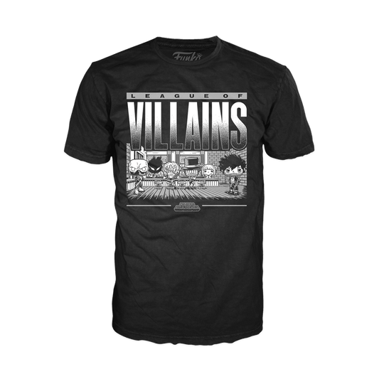 Funko POP Tee: MHA - Villains Group