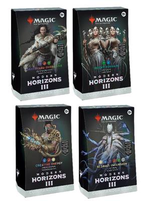 Magic the gathering - Modern Horizons 3 Commander Deck Display (4 Decks) - EN