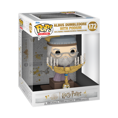 Funko POP Deluxe: HP POA - Dumbledore w/Podium