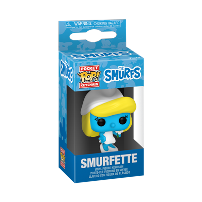 Funko POP Nyckelring: Smurfar - Smurfette