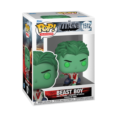 Funko POP TV: Titans S1 - Beast Boy Figur