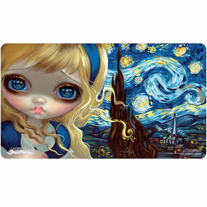 UP - Strangeling: Konst av Jasmine Becket-Griffith Spelmatta Stjärnig Natt