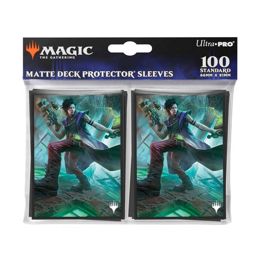 UP - Duskmourn 100ct Deck Protector Sleeves Commander C for Magic: The Gathering