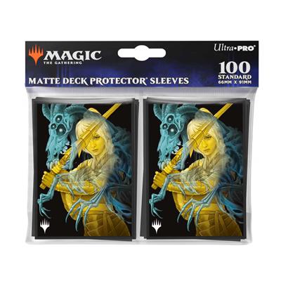 UP - Duskmourn 100ct Deck Protector Sleeves Alt Art Key Character Mythic 1 for Magic: The Gathering