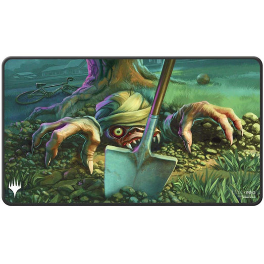 UP - Duskmourn Black Stitched Playmat Special Guest - Guest Artist 1 for Magic: The Gathering