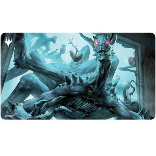 UP - Duskmourn Playmat Mythic Cycle Blue for Magic: The Gathering