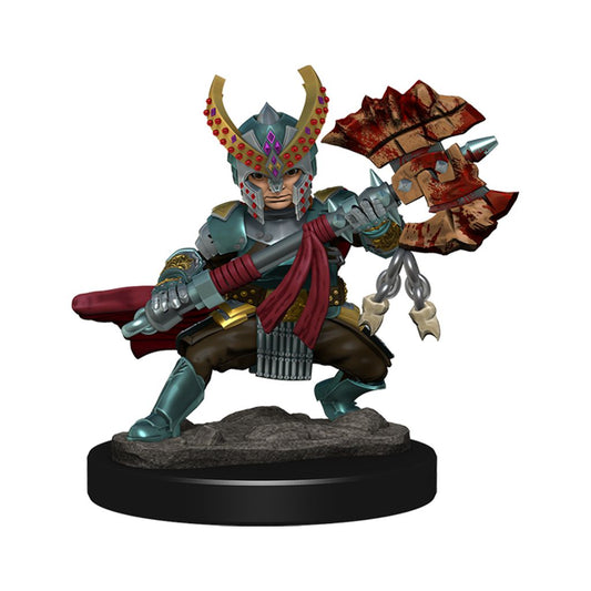 D&D Icons of the Realms Premium Figur: Halfling Fighter Female - EN