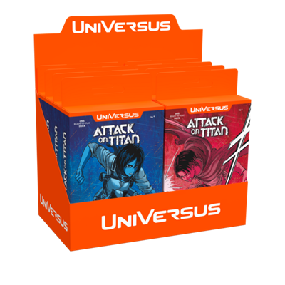 Universus CCG: Attack on Titan "Battle for Humanity" Clash Deck Display (8 Decks) - EN