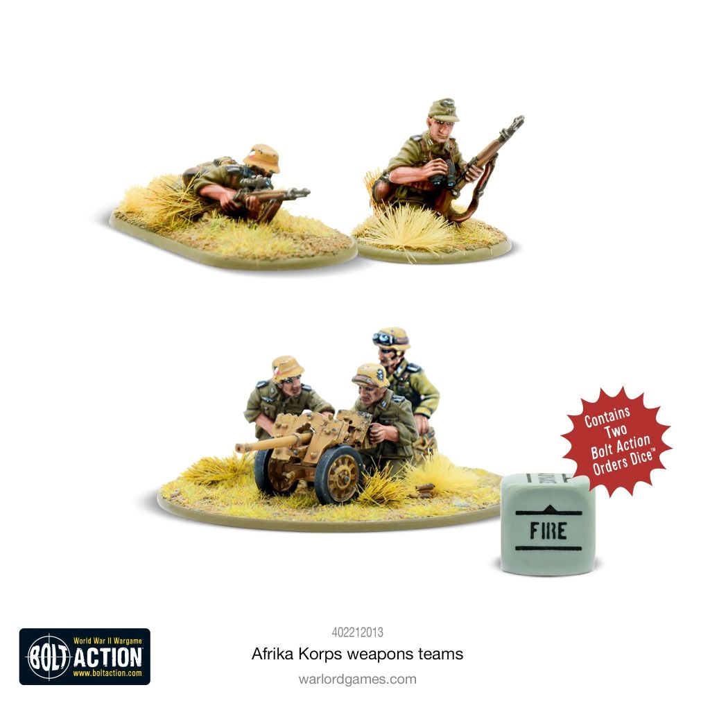 Bolt Action - Afrika Korps Weapons Teams