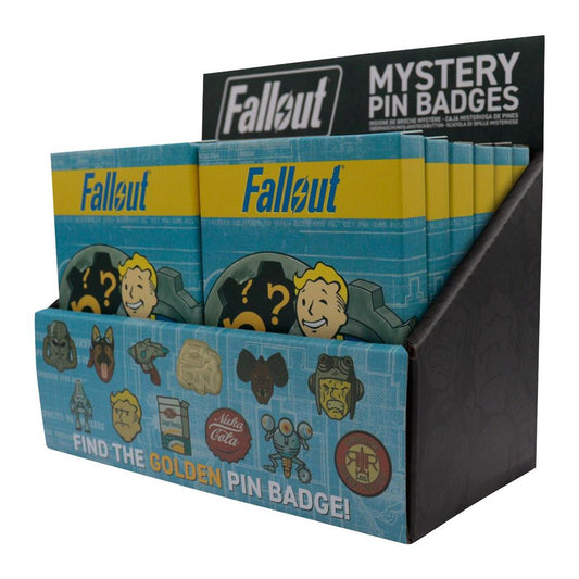 Fallout Mystery Pin Emblem / Pin CDU Containing 12 Blind Boxes