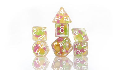 Sirius Dice - Dice Set - Melon Ball Glowworm