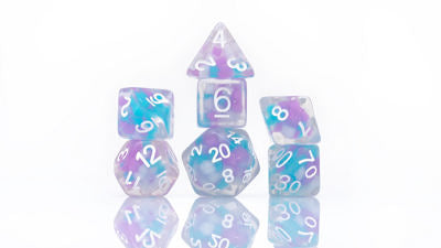 Sirius Dice - Dice Set - Cotton Candy Glowworm