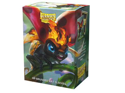 Dragon Shield Standard size Brushed Art Sleeves - The Burnbug (100 Sleeves)