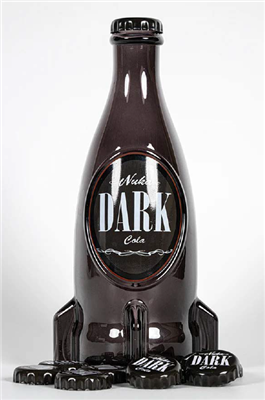 Fallout„Nuka Dark“ Glass Bottle & Cap