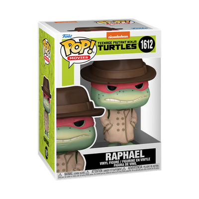 Funko POP Movies: TMNT - Raphael w/Coat & Hat