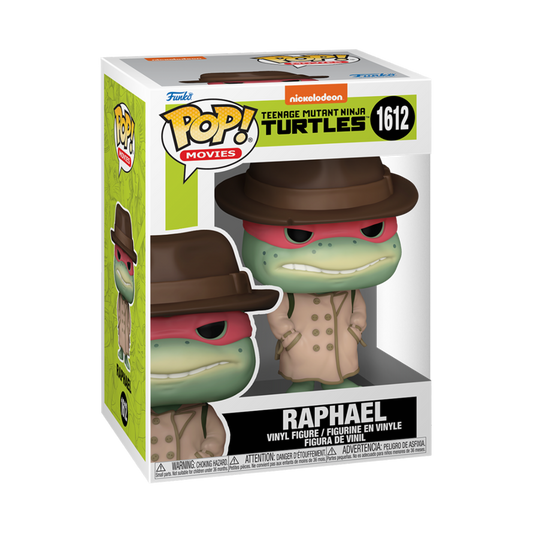 Funko POP Movies: TMNT - Raphael w/Coat & Hat