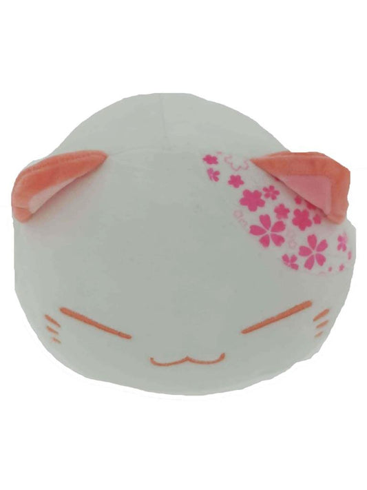 Nemu Neko - Neko mit roten Blüten - weiß/rot - klein - 20cm Gosedjur