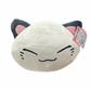 Nemu Neko - weiß - grauen Ohren - 20cm Gosedjur