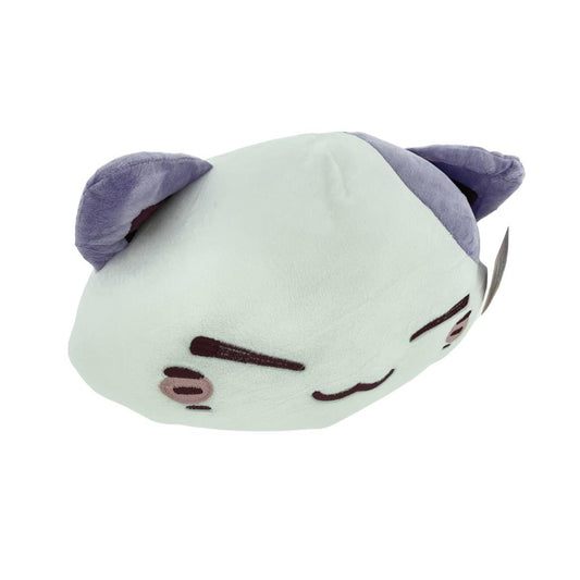 Nemu Neko - Weiße Neko mit lila Ohren - 35cm Gosedjur