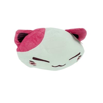 Nemu Neko - weiße Neko mit pinken Ohren - 20cm Gosedjur