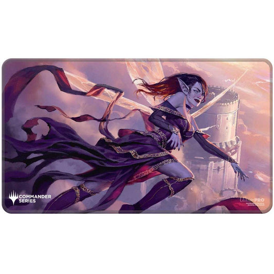 UP - Magic the gathering Commander Series 4 - 3 Color Shard Q4 2024 Stitched Edge Playmat Alela