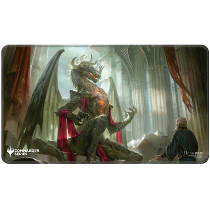 UP - Magic the gathering Commander Series 4 - 3 Color Shard Q4 2024 Stitched Edge Playmat Korvold