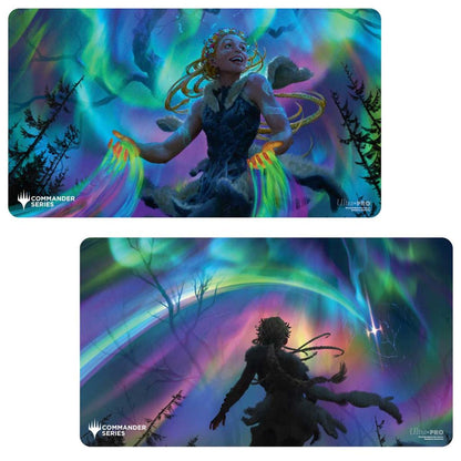 UP - Magic the gathering Commander Series 4 - 3 Color Shard Q4 2024 Double Sided Playmat Esika